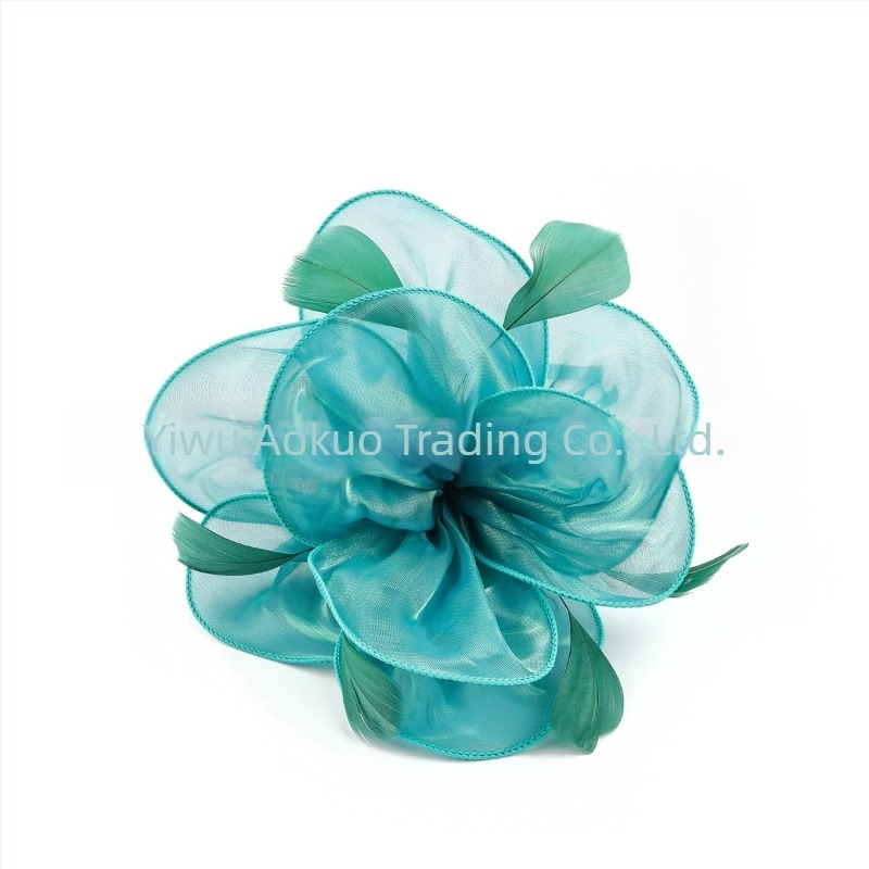 Esküvői tollas hajdísz, vintage stílus, kézi készítés, őszi 2023