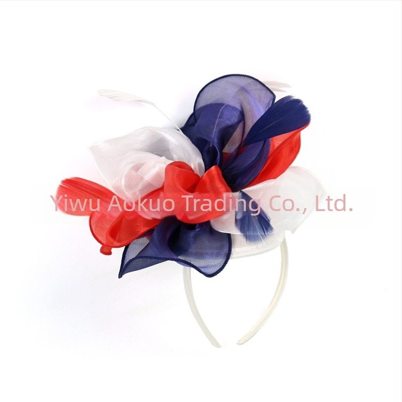 Esküvői tollas hajdísz, vintage stílus, kézi készítés, őszi 2023