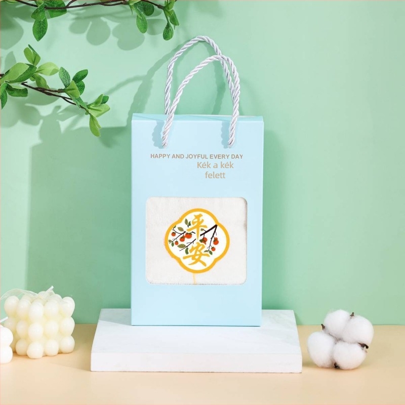 Koszorúslányoknak szóló két darabos hímzett törölköző szett; 260 g korall fleece fonal; hímzés és hajtás; testreszabás elérhető