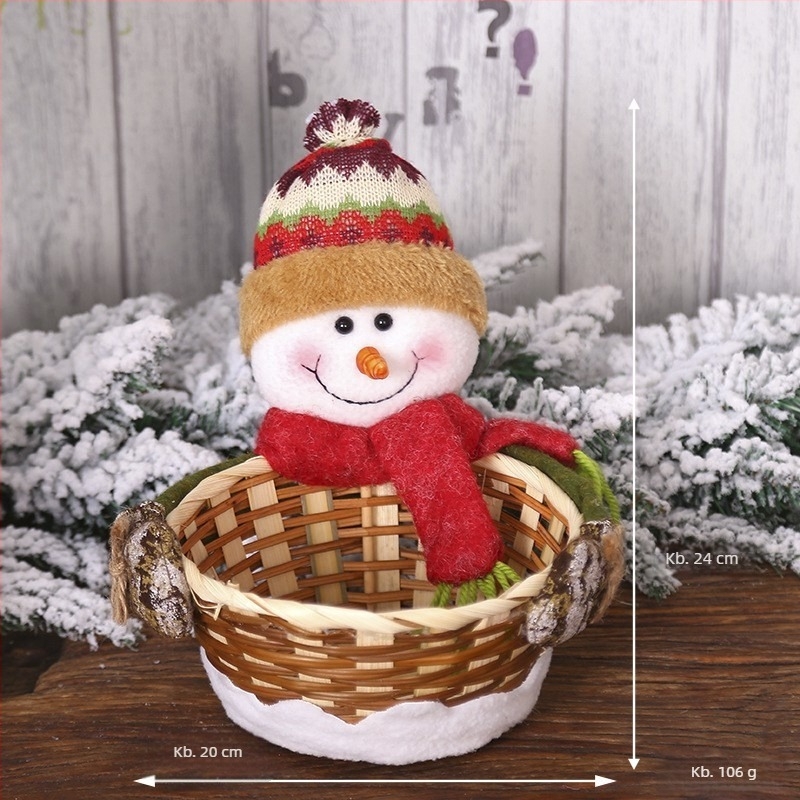 Melamin karácsonyi édesség kosár, kapacitás <100 ml, Beijing eredetű, lebomló, mikrohullámú sütő nem használható