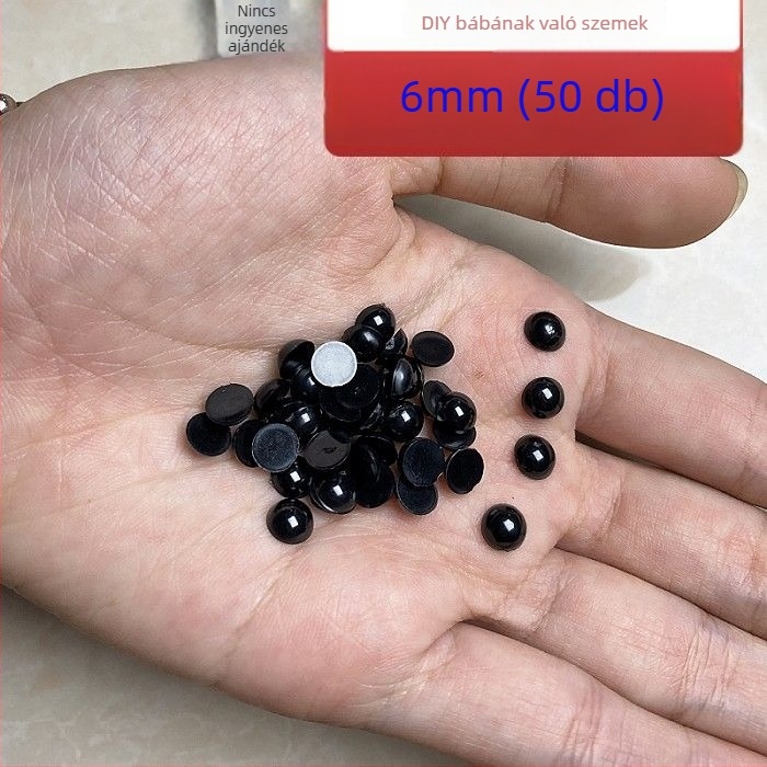 Kézzel készített DIY 3D szemű szövött plüss figura, sík talppal — Bodhi anyag, 2025 tavaszi kiadás