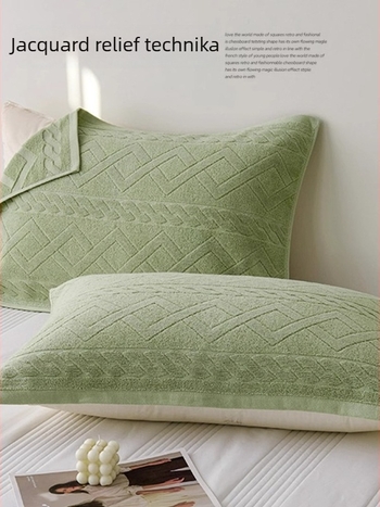 Két darabos párnahuzat 100% pamutból, egész évben használható, csúszásmentes, termékkód Sy25316yhs03