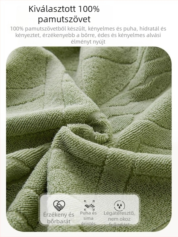 Két darabos párnahuzat 100% pamutból, egész évben használható, csúszásmentes, termékkód Sy25316yhs03