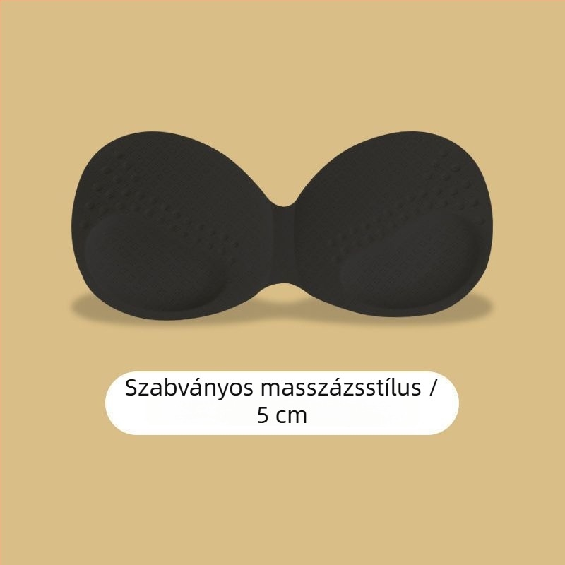 Vastagított szivacspárnák latex-szerű textúrával a feltöltésért és formázásért, egy darabból álló hátsó melltartó betét