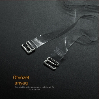 miss&hua Szilikon átlátszó melltartópánt — csúszásmentes, varrat nélküli