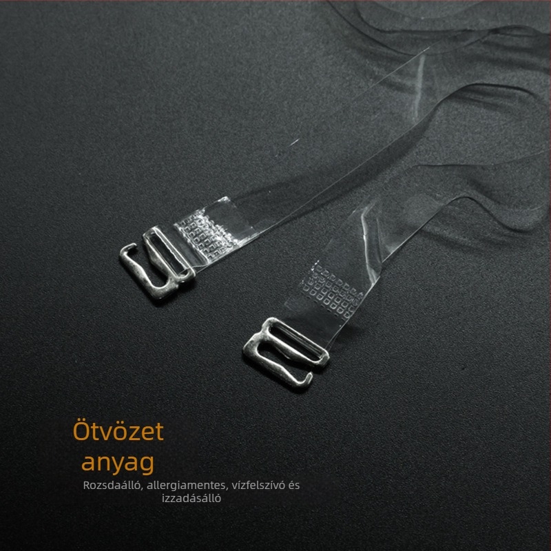 miss&hua Szilikon átlátszó melltartópánt — csúszásmentes, varrat nélküli