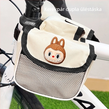 Kerékpár felsőcső és első váztáska, SpongeBob telefontáska, MTB és országúti kerékpár nyeregtáska