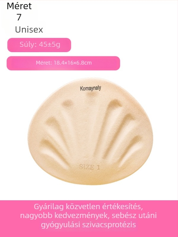 Kangmei Naili Műtét utáni szivacsszerű mellformák – Pamut anyag, Légáteresztő, Nyom nélkül, Növelés