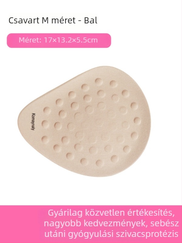 Kangmei Naili Műtét utáni szivacsszerű mellformák – Pamut anyag, Légáteresztő, Nyom nélkül, Növelés