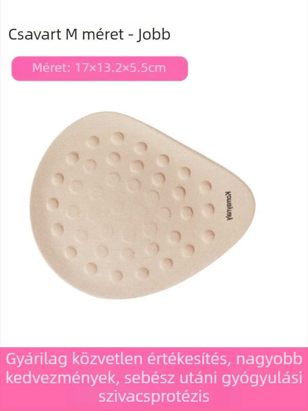 Kangmei Naili Műtét utáni szivacsszerű mellformák – Pamut anyag, Légáteresztő, Nyom nélkül, Növelés