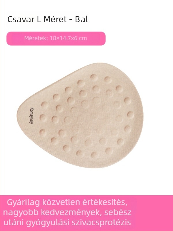 Kangmei Naili Műtét utáni szivacsszerű mellformák – Pamut anyag, Légáteresztő, Nyom nélkül, Növelés