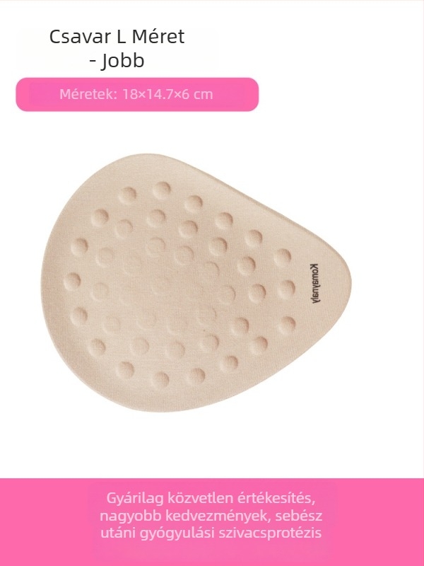 Kangmei Naili Műtét utáni szivacsszerű mellformák – Pamut anyag, Légáteresztő, Nyom nélkül, Növelés