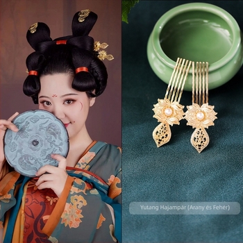 Hajtű, ötvözet, kézzel készített, női fejfedő, 2023 tavasz