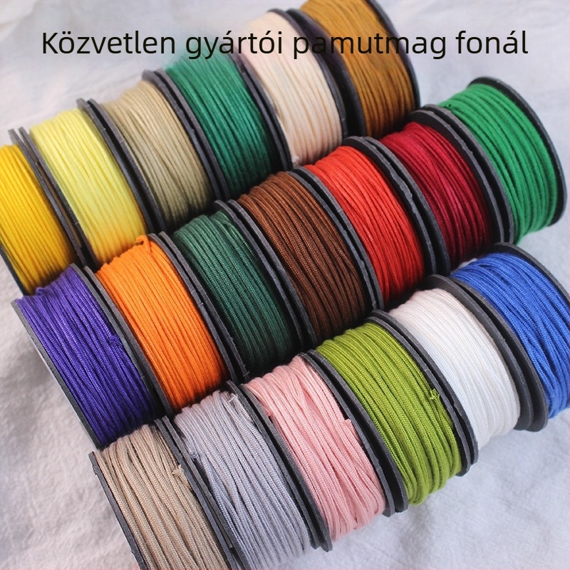 Pamutmagos kézműves fonal, hőre fixálható zsinór gyöngyök készítéséhez: Star Moon Bodhi, Vajra, Phoenix Eye, Passion Seed, Manbo