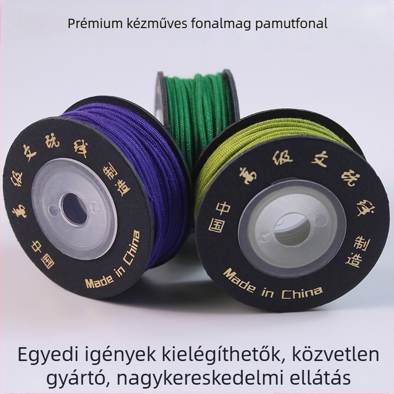 Pamutmagos kézműves fonal, hőre fixálható zsinór gyöngyök készítéséhez: Star Moon Bodhi, Vajra, Phoenix Eye, Passion Seed, Manbo