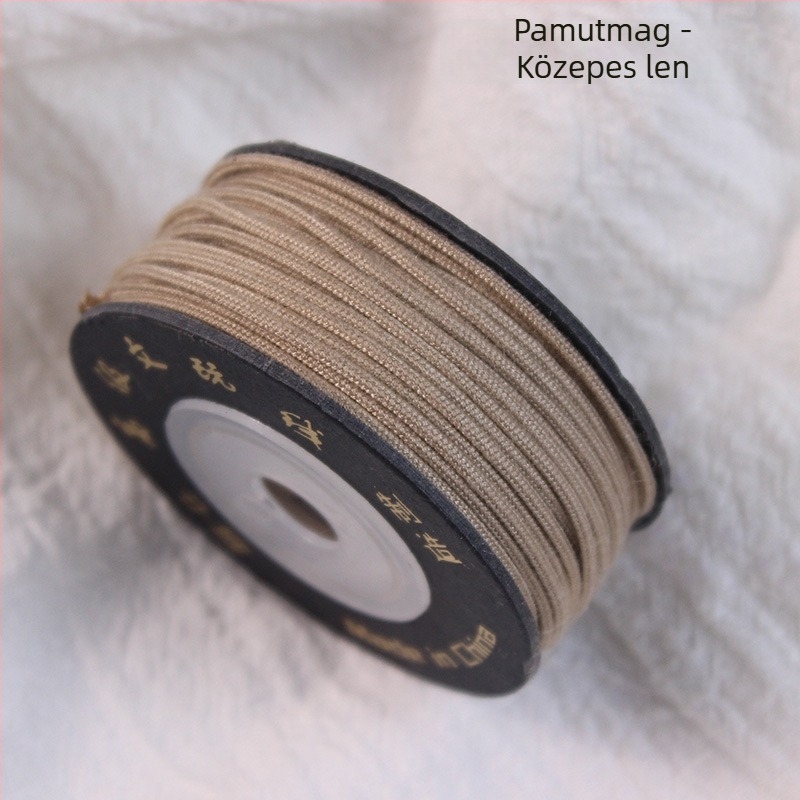 Pamutmagos kézműves fonal, hőre fixálható zsinór gyöngyök készítéséhez: Star Moon Bodhi, Vajra, Phoenix Eye, Passion Seed, Manbo