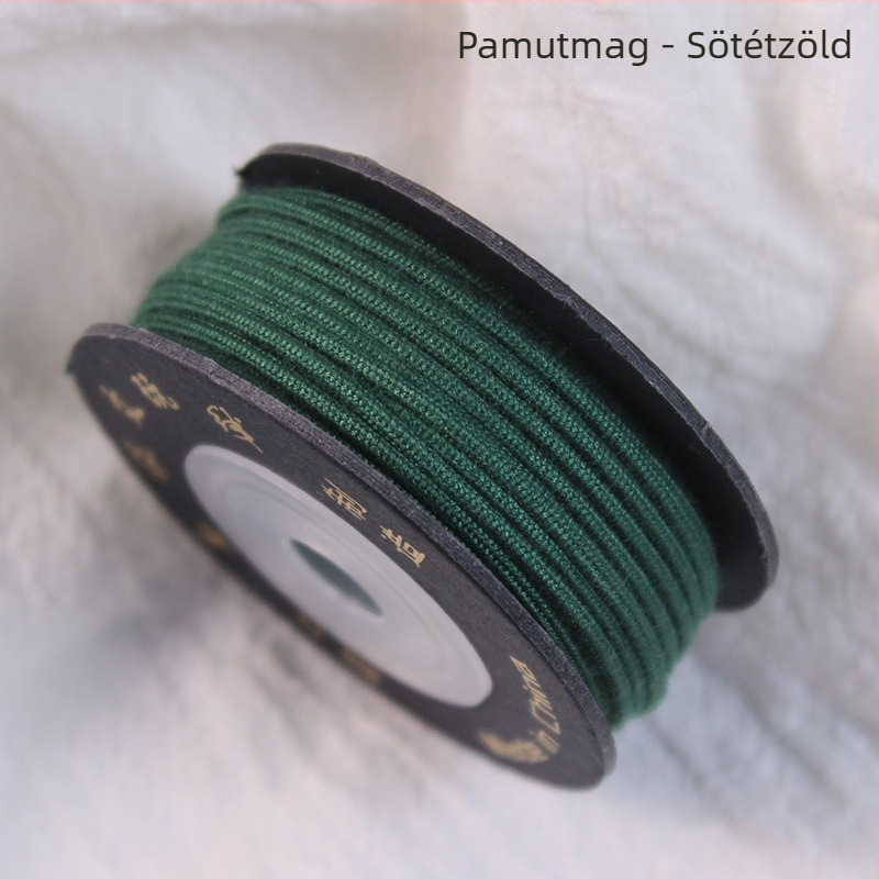 Pamutmagos kézműves fonal, hőre fixálható zsinór gyöngyök készítéséhez: Star Moon Bodhi, Vajra, Phoenix Eye, Passion Seed, Manbo