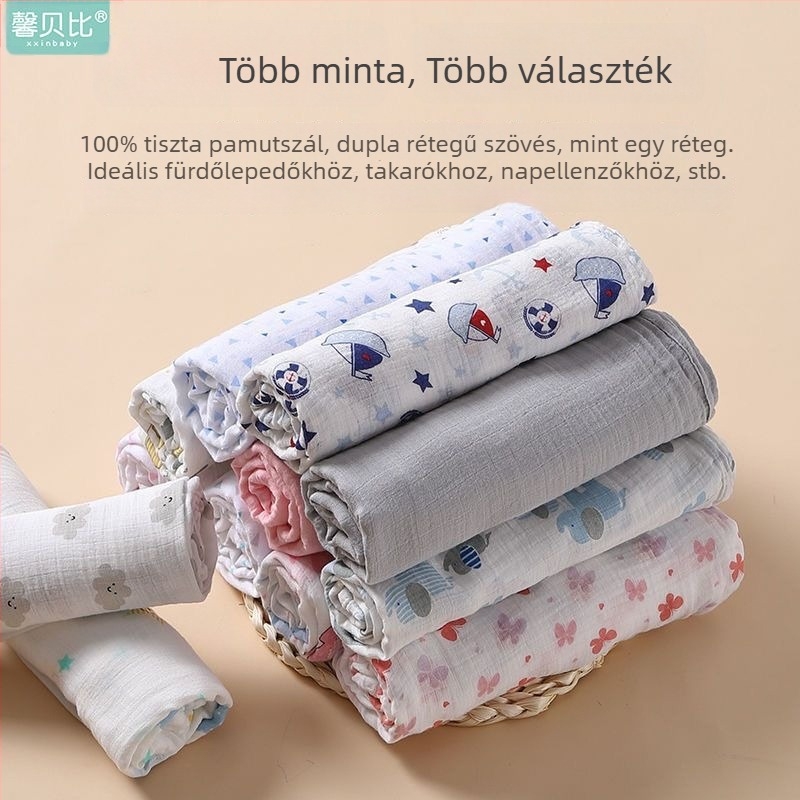 Baba törölköző, pamutból, 60s fonal, 500 g+, nyári könnyű