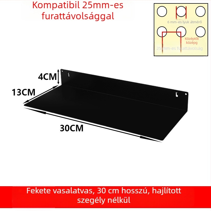 Vasból készült perforált panel kiegészítő készlet DIY mágneses akasztókkal fém tárolóállványokhoz