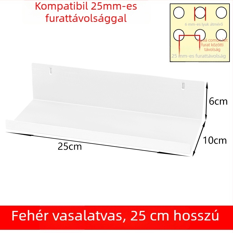Vasból készült perforált panel kiegészítő készlet DIY mágneses akasztókkal fém tárolóállványokhoz