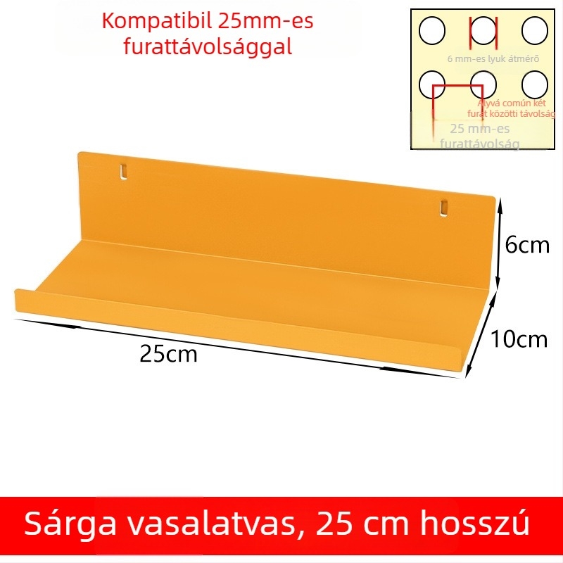 Vasból készült perforált panel kiegészítő készlet DIY mágneses akasztókkal fém tárolóállványokhoz