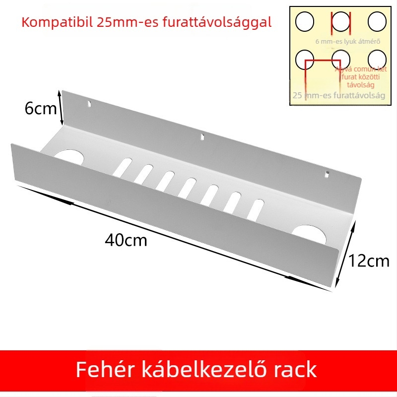 Vasból készült perforált panel kiegészítő készlet DIY mágneses akasztókkal fém tárolóállványokhoz
