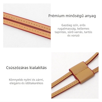 PU bőr húzózsinóros bucket bag pánt, márka New, tavasz 2024