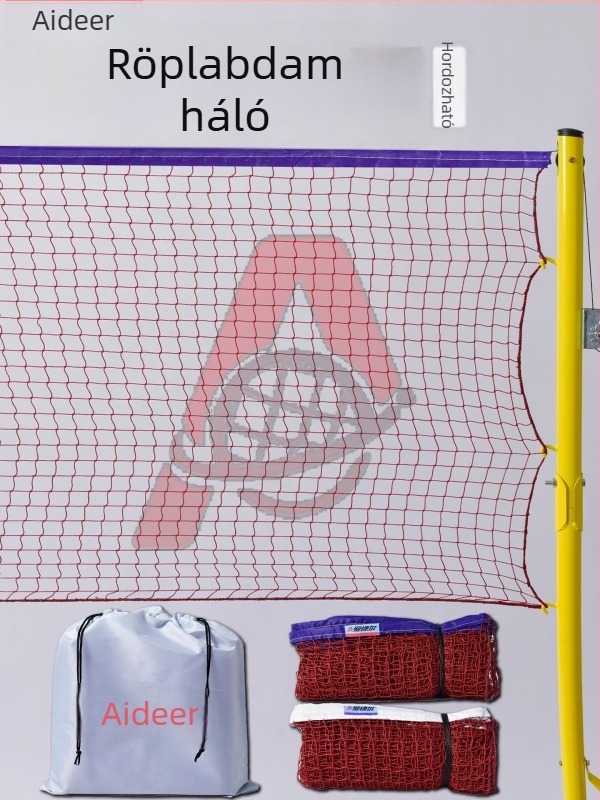 Aidil hordozható badmintonháló amatőr edzésre és szabadtéri játékokra, oszlopokkal és hálóval