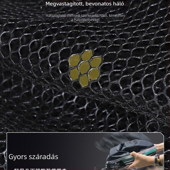 Új vadon élő horgász hálós táska, gyorsan száradó élőhalas zacskó