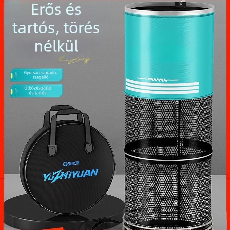 Új vadon élő horgász hálós táska, gyorsan száradó élőhalas zacskó