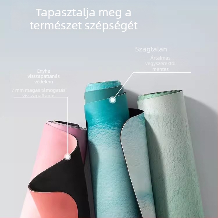 Jógaszőnyeg gyerekeknek – 7 mm vastagság (kezdő), Mintázat rajzfilm, Anyag: selyemvirág