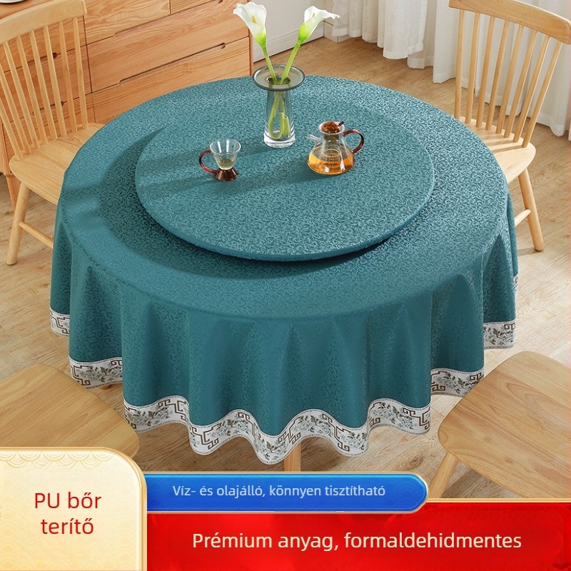 PU körasztalterítő, vízálló és olajálló, nem igényel mosást, virágmintás, minimalista stílus, otthonra, szállodába vagy étterembe