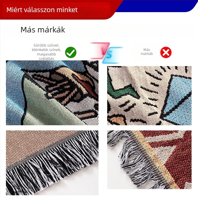 Poliészter jacquard kötött takaró karikatúra mintával, 1000–1499 g, egész éves használatra, Képtestreszabás