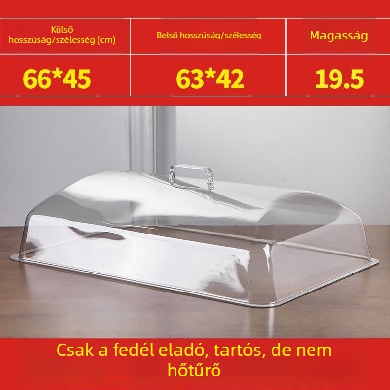 Élelmiszerfedél standokhoz, porvédett, olasz stílusú kialakítás, Oxford anyag, Defasilk/Tiff
