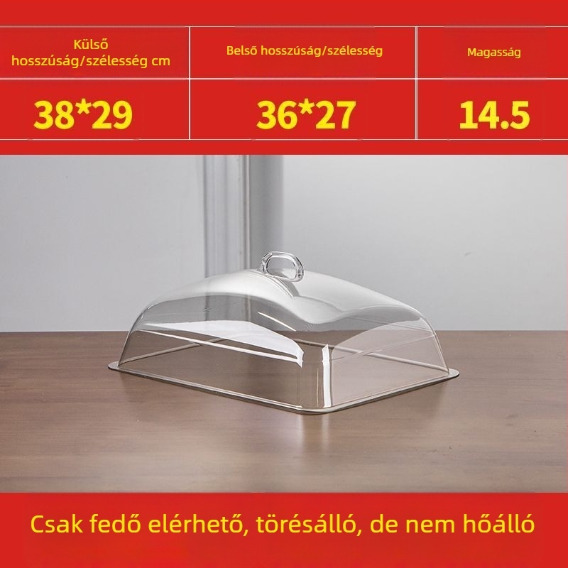 Élelmiszerfedél standokhoz, porvédett, olasz stílusú kialakítás, Oxford anyag, Defasilk/Tiff