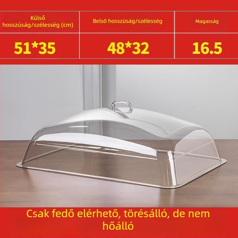 Élelmiszerfedél standokhoz, porvédett, olasz stílusú kialakítás, Oxford anyag, Defasilk/Tiff