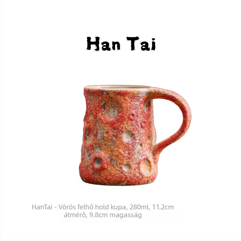 Nordic kerámiás kávéscsésze latte arttal, retro stílus, súly 300 g, logónyomtatás elérhető, testreszabás lehetséges