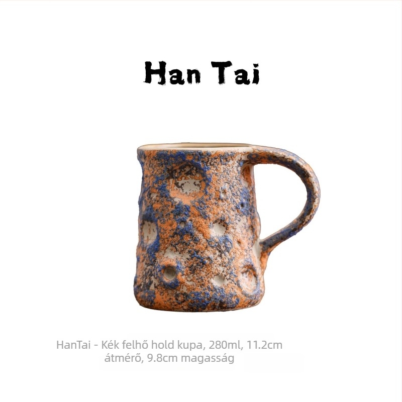 Nordic kerámiás kávéscsésze latte arttal, retro stílus, súly 300 g, logónyomtatás elérhető, testreszabás lehetséges