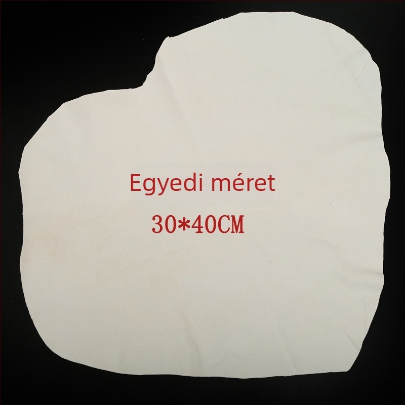 Valódi bőr autótisztító törlő, velúr textúrájú üveg törlő kendő, szálmentes, vízfelvevő, prémium minőségű autómosó kendő