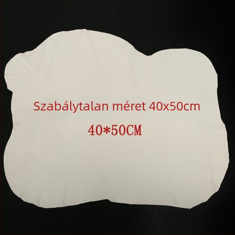 Valódi bőr autótisztító törlő, velúr textúrájú üveg törlő kendő, szálmentes, vízfelvevő, prémium minőségű autómosó kendő