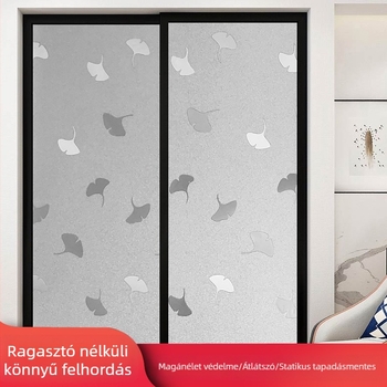 Fürdőszobai üvegfólia magánéletvédelme, matt felület, geometriai mintázat, egy darab (fürdőszobai ablakokra)