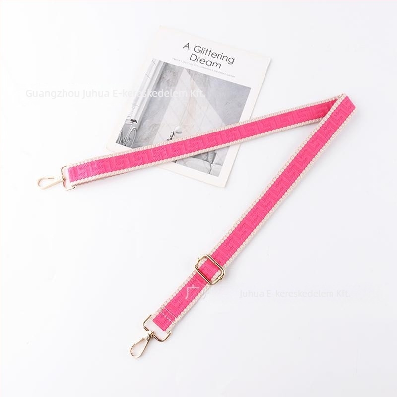 Színes, széles, állítható crossbody táska vállpánt, hosszabbított, cserélhető kiegészítő