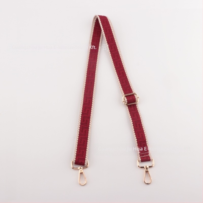 Színes, széles, állítható crossbody táska vállpánt, hosszabbított, cserélhető kiegészítő