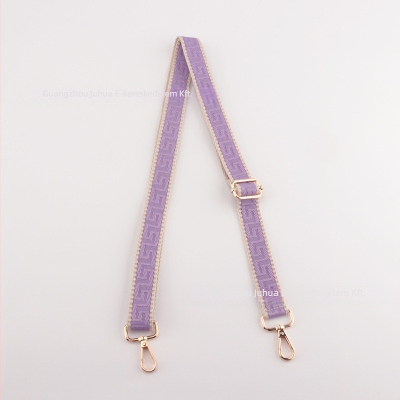 Színes, széles, állítható crossbody táska vállpánt, hosszabbított, cserélhető kiegészítő