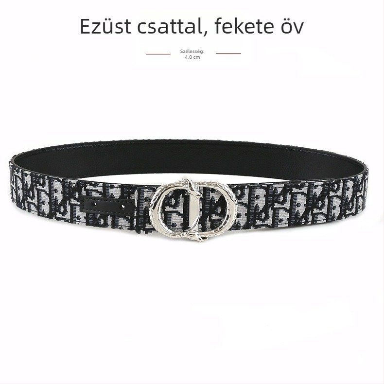 Férfi szövött öv, ötvözet csattal, sima csattal, teljes mértékben kézi készítésű, eredeti dizájn