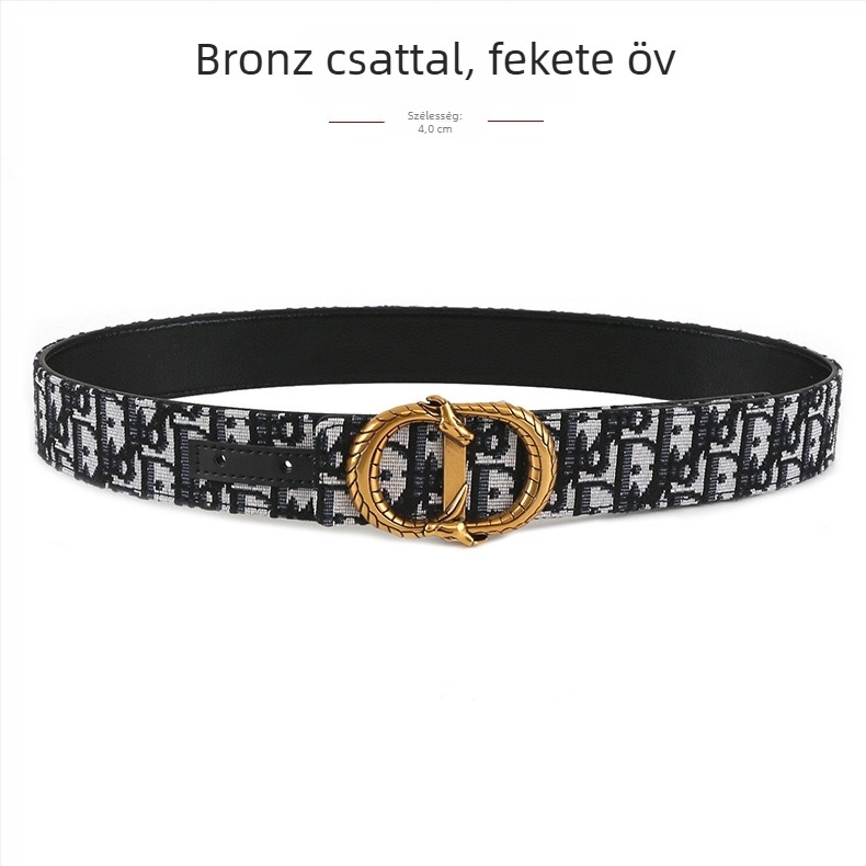 Férfi szövött öv, ötvözet csattal, sima csattal, teljes mértékben kézi készítésű, eredeti dizájn