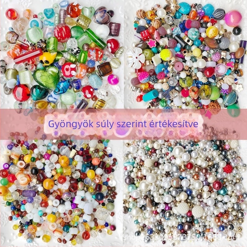 DIY ékszerkészítéshez való gyöngyök — laza gyöngyök, anyag: Egyéb, Kiadás: 2021 nyár