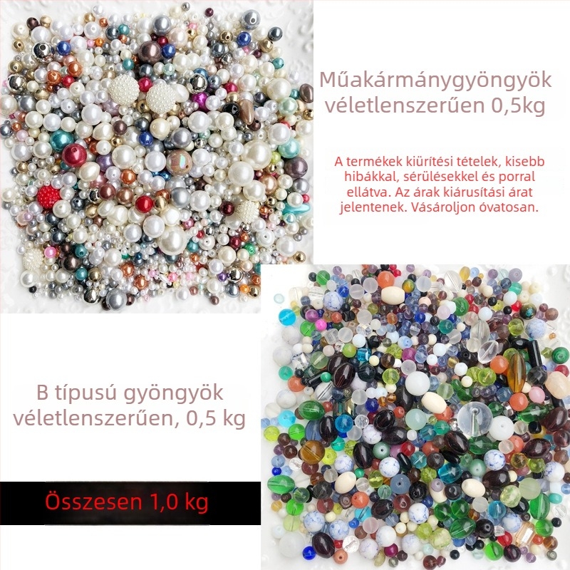 DIY ékszerkészítéshez való gyöngyök — laza gyöngyök, anyag: Egyéb, Kiadás: 2021 nyár