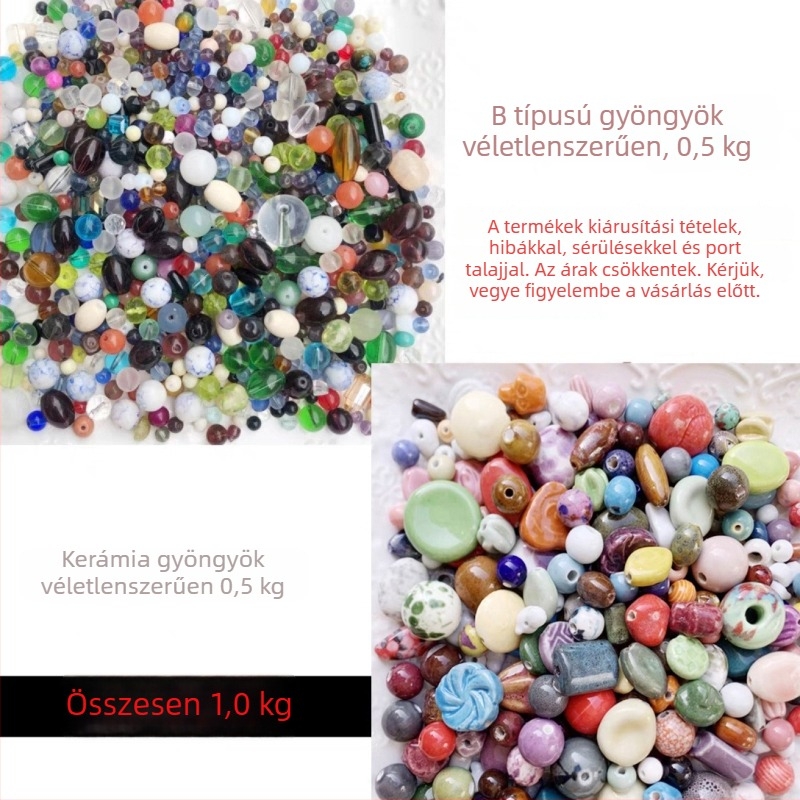DIY ékszerkészítéshez való gyöngyök — laza gyöngyök, anyag: Egyéb, Kiadás: 2021 nyár