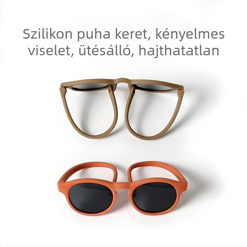 Csecsemő polarizált napszemüveg, UV400, teljes keret, TAC lencsék, ovális forma